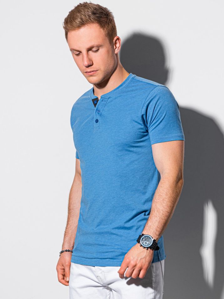 Ombre Clothing Muški osnovni majica Reinhold plava