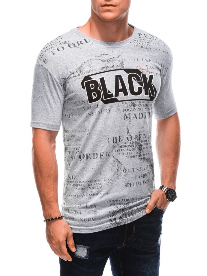 Deoti Muška majica s printom Cynylan siva