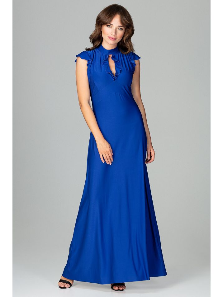 Lenitif Ženska večernja haljina Snoar K486 svijetlo plava