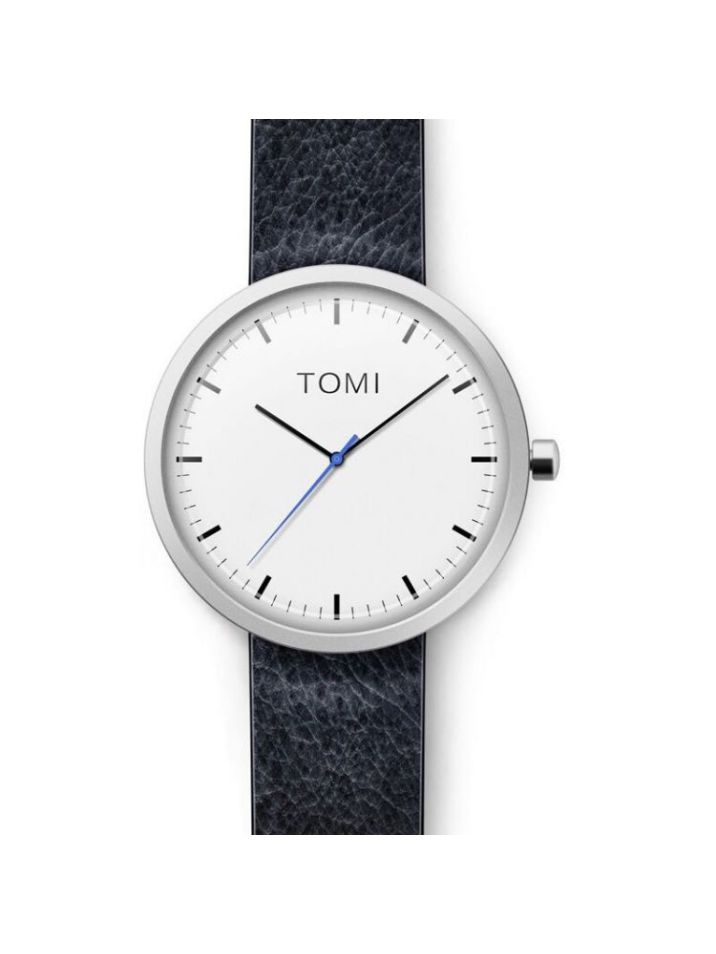 Carla Muški analogni sat Tom crno i srebrno i bijela dial