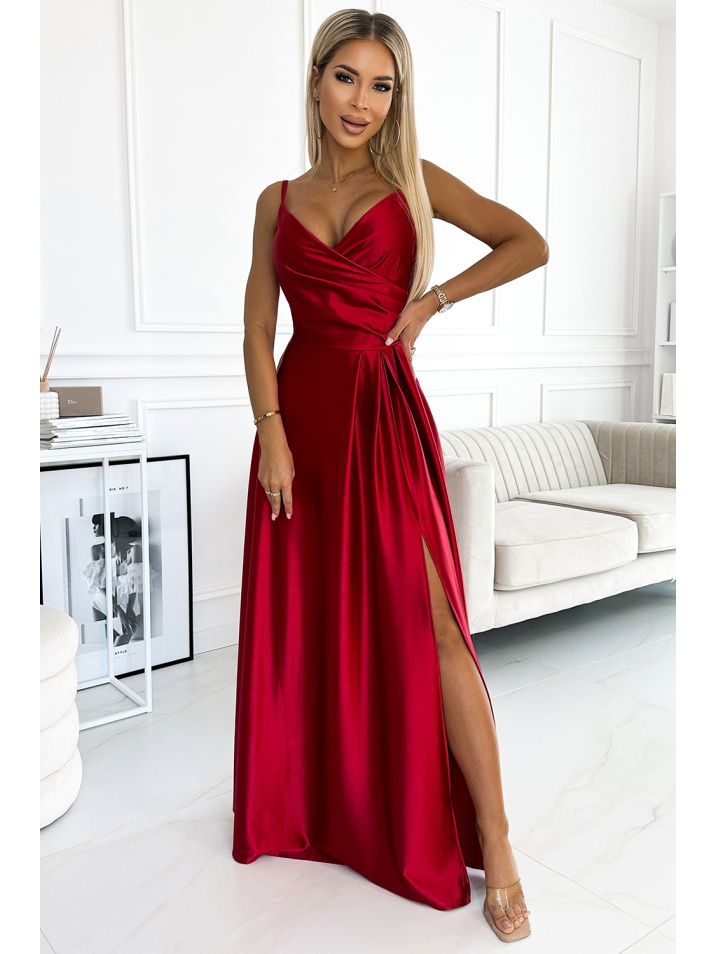 Numoco Ženska večernja haljina Chiara crvena