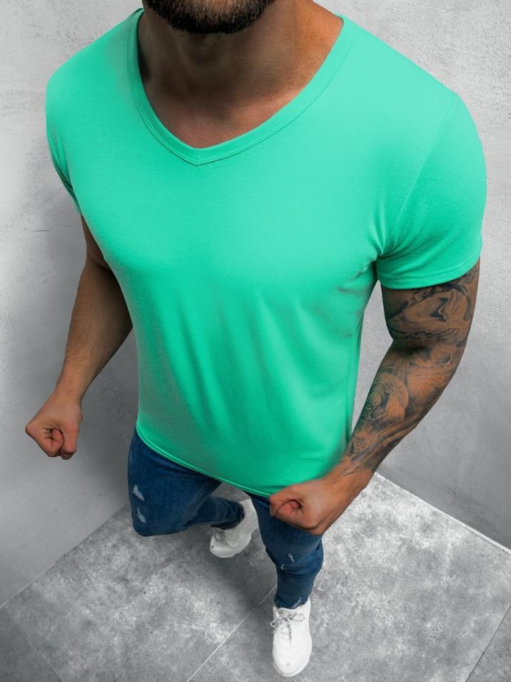 Ozonee Muška majica kratkih rukava Kajetána mint