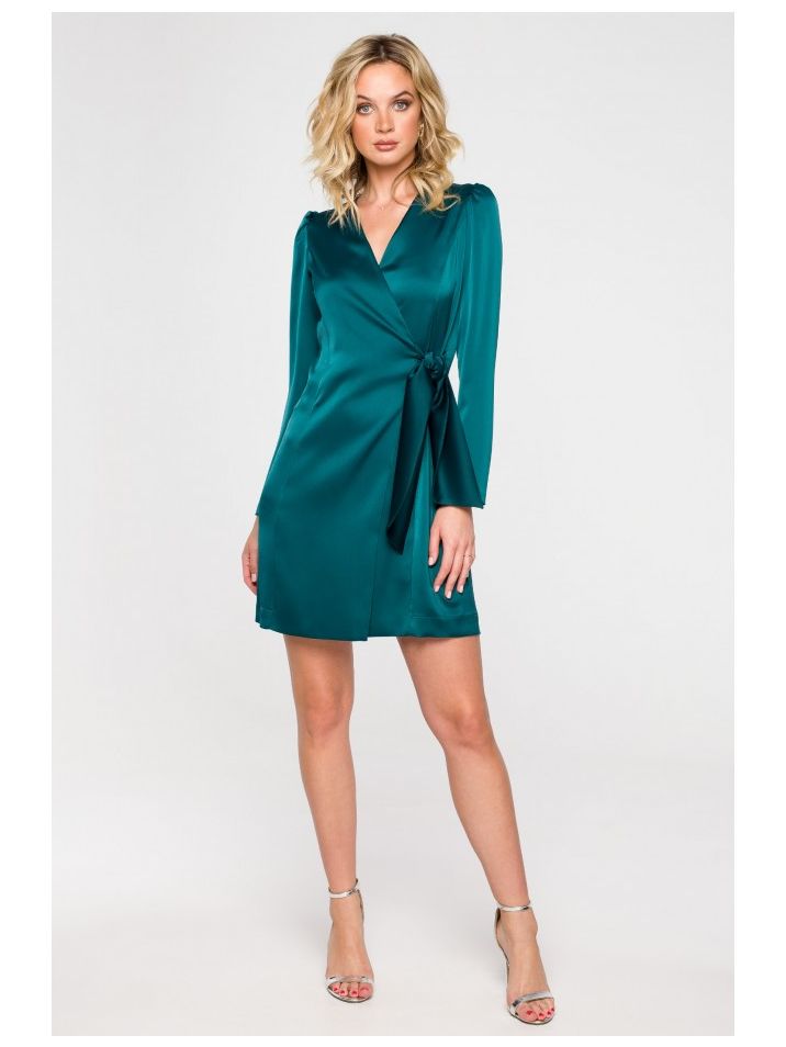 Makover Ženska mini haljina Annaree K156 zelena