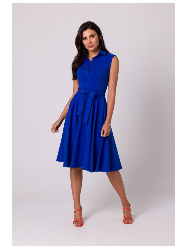 BeWear Ženska midi haljina Isodamors B261 kraljevski plava