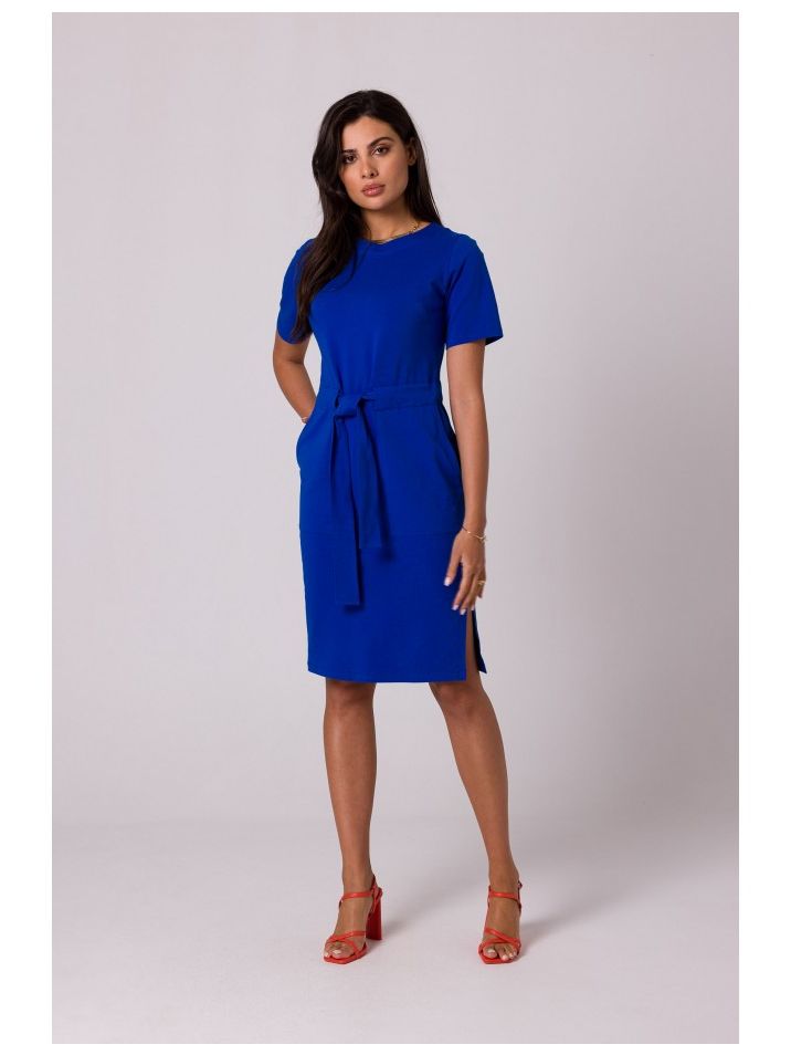BeWear Ženska mini haljina Viflor B263 kraljevski plava